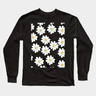 Floral Pattern Design Long Sleeve T-Shirt